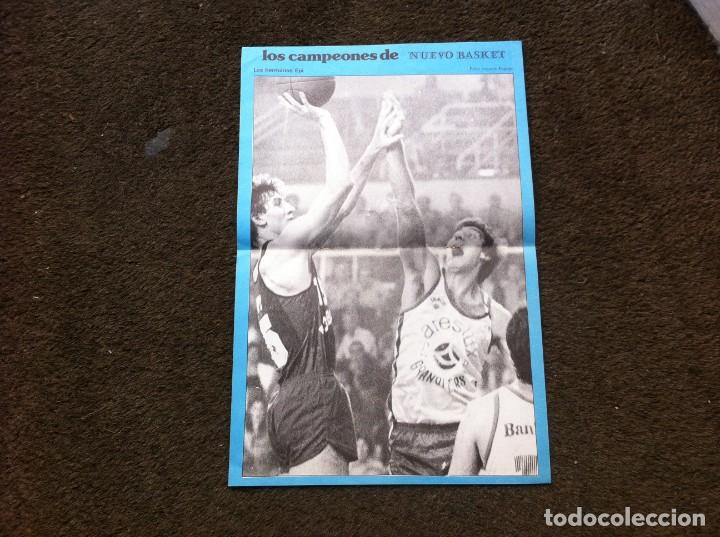 Paper Collecting Others: POSTER DE BALONCESTO (LOS CAMPEONES DE NUEVO BASKET. HERMANOS EPI) MEDIDAS: 45 x 30cm.