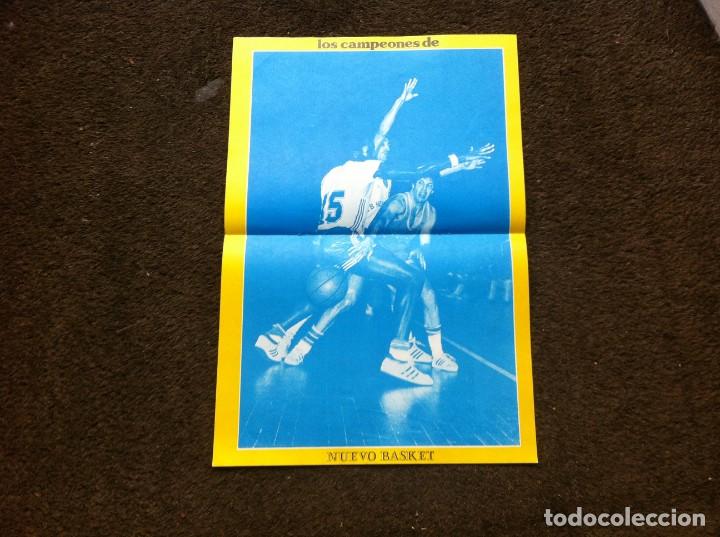 Collectionnisme Papier divers: POSTER DE BALONCESTO (LOS CAMPEONES DE NUEVO BASKET) MEDIDAS: 48 x 33cm.