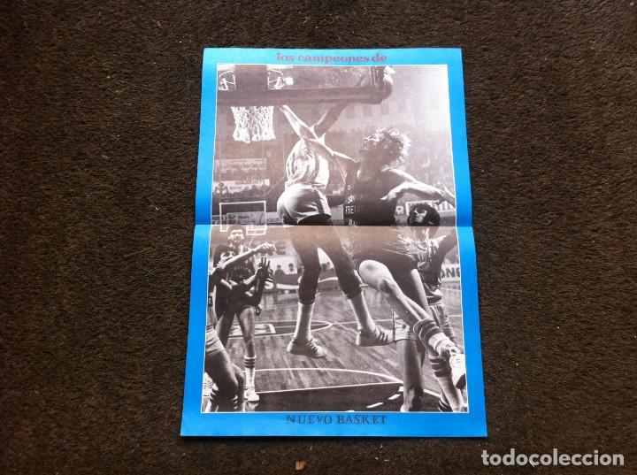 Collectionnisme Papier divers: POSTER DE BALONCESTO (LOS CAMPEONES DE NUEVO BASKET) MEDIDAS: 48 x 33cm.
