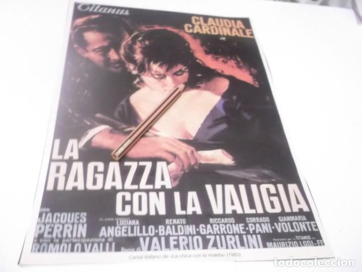 Otros Art&iacute;culos de Coleccionismo en Papel: RECORTE PUBLICIDAD A&Ntilde;OS 70 - CINE - CARTEL ITALIANO DE LA CHICA CON LA MALETA