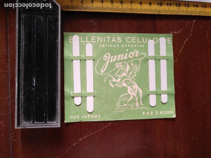 Outros artigos de papel: muestrario intimo - ballenitas celuloides calidad superior marca junior 2 pesetas