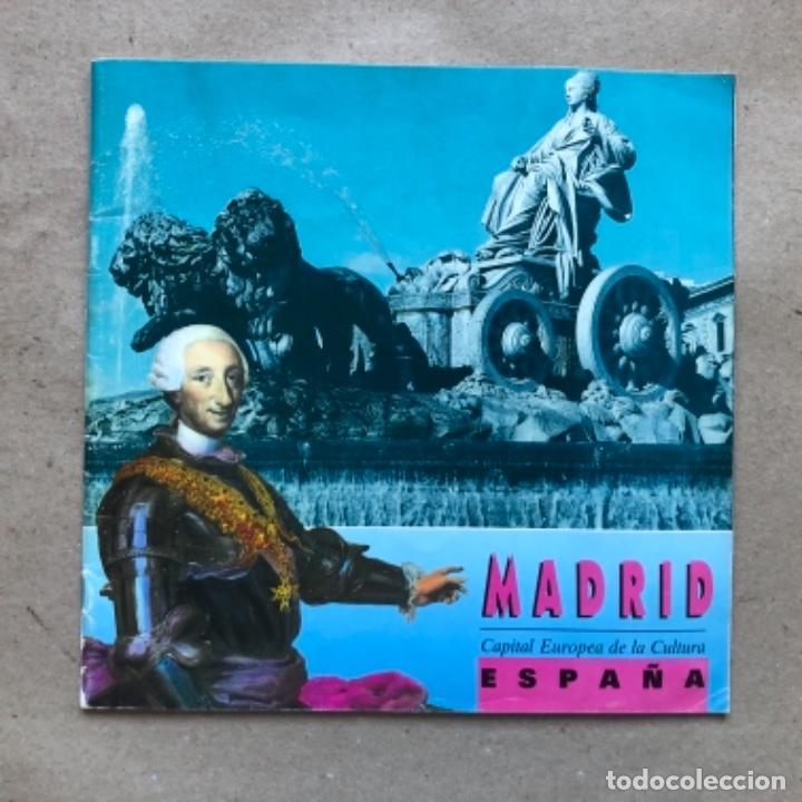 Altri oggetti di carta: MADRID, CAPITAL EUROPEA DE LA CULTURA. GU&Iacute;A CULTURAL DE MADRID DE LA EXPO&rsquo;92 DE SEVILLA.
