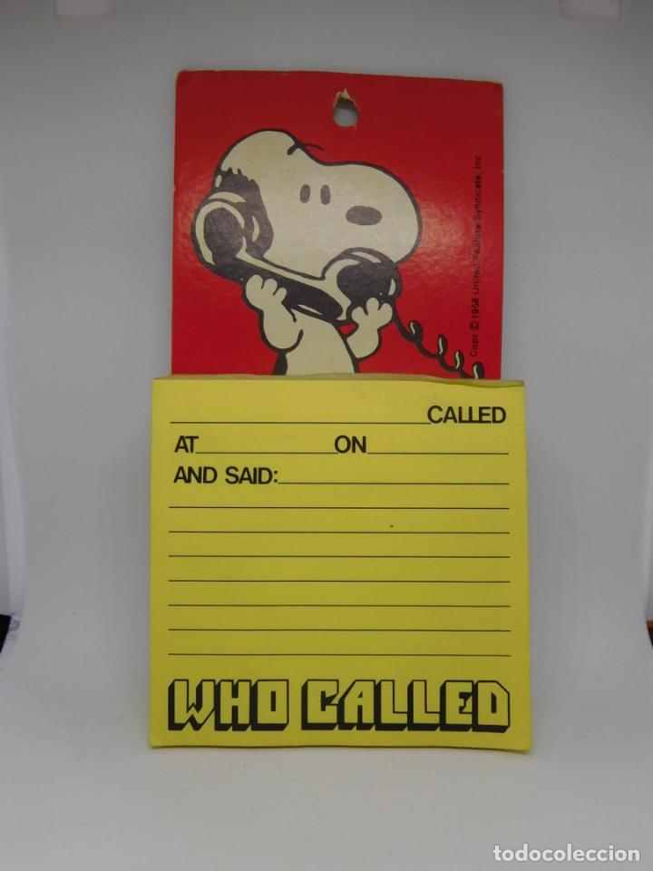 Otros Art&iacute;culos de Coleccionismo en Papel: M69 Bloc de Notas de Snoopy a&ntilde;os 70