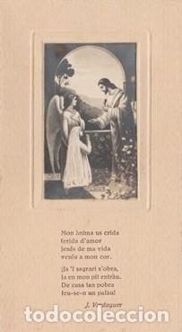 Otros Art&iacute;culos de Coleccionismo en Papel: ESTAMPA COMUNION - A&Ntilde;O 1929 - ANGELA RIBERA CORBELLA - BARCELONA  - VER FOTO REVERSO-