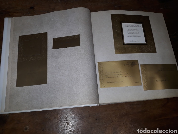 Otros art&iacute;culos de coleccionismo en papel: Bodas y natalicios Gruart - Foto 4