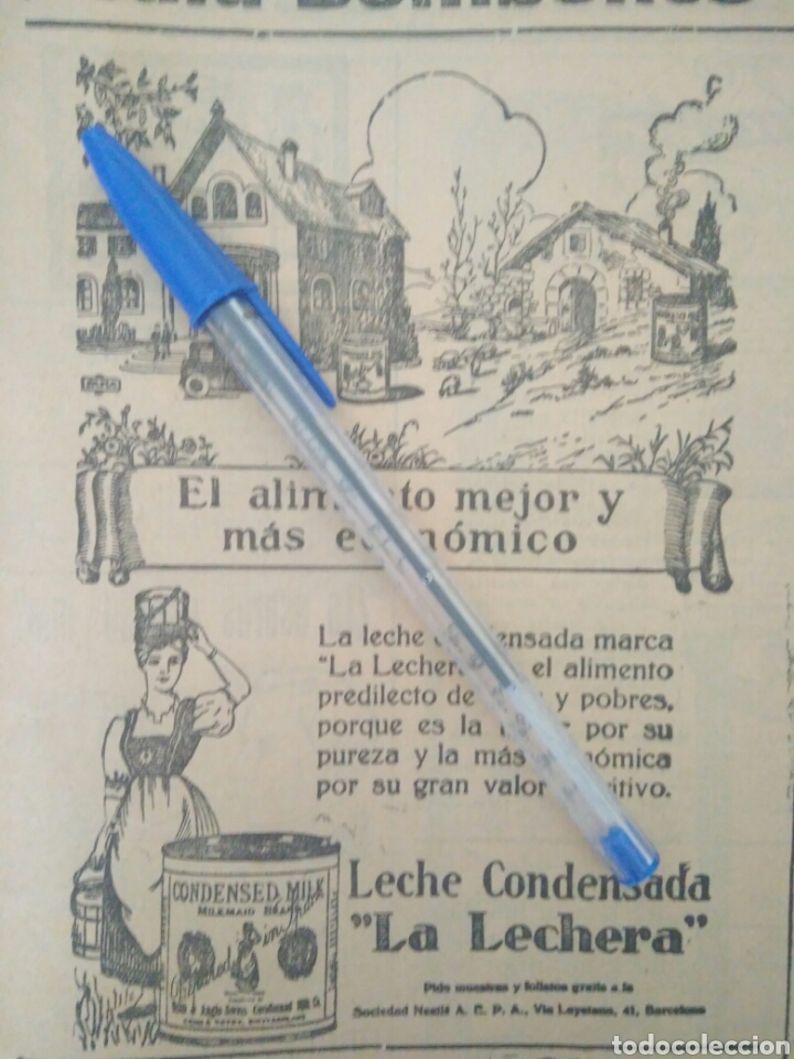 Otros Art&iacute;culos de Coleccionismo en Papel: RECORTE PUBLICIDAD A&Ntilde;OS 20/ LECHE CONDENSADA LA LECHERA