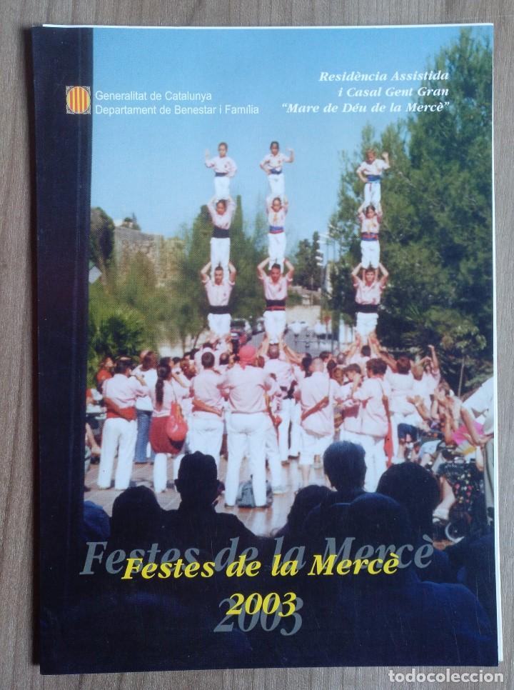 Otros Art&iacute;culos de Coleccionismo en Papel: folleto, programa festes de la mercce 2003 - tarragona