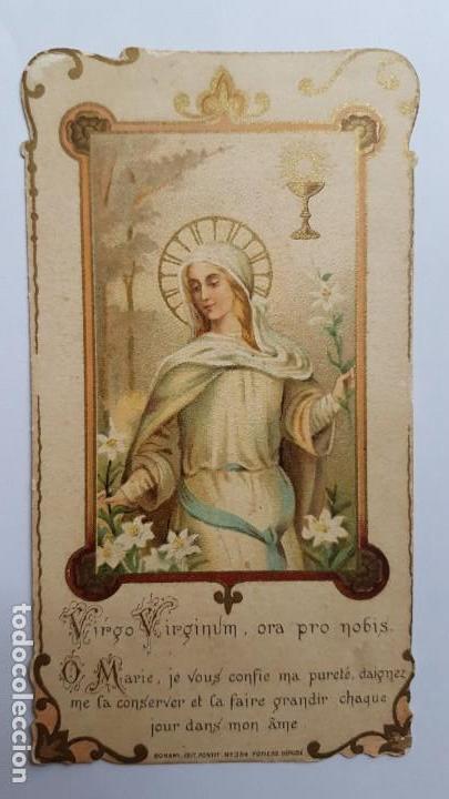 Otros art&iacute;culos de coleccionismo en papel: ANTIGUA ESTAMPA RELIGIOSA DE LA VIRGEN