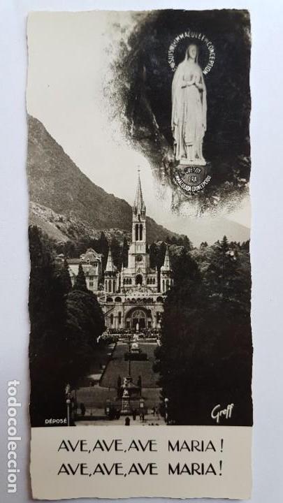 Otros Art&iacute;culos de Coleccionismo en Papel: ANTIGUA FOTO ESTAMPA DE LOURDES