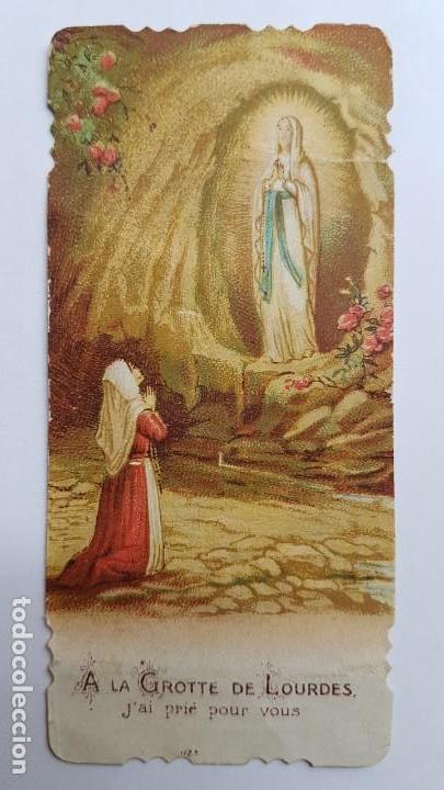 Otros art&iacute;culos de coleccionismo en papel: ANTIGUA ESTAMPA RELIGIOSA DE LOURDES