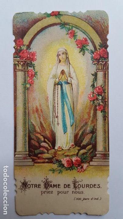 Otros art&iacute;culos de coleccionismo en papel: ANTIGUA ESTAMPA RELIGIOSA DE LOURDES