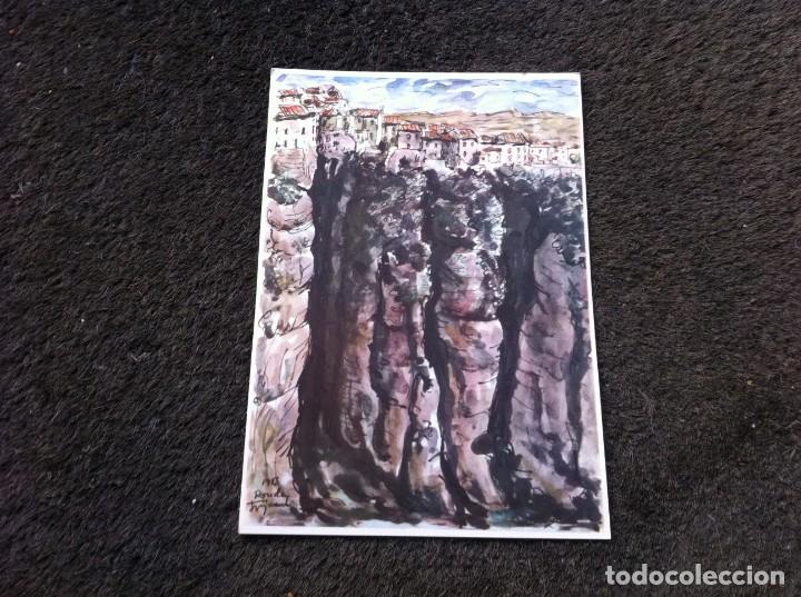 Collectionnisme Papier divers: L&Aacute;MINA (CARTULINA) RONDA. 23 x 16cm. RINCONES DE ESPA&Ntilde;A, PRODUCTOS ROCHE