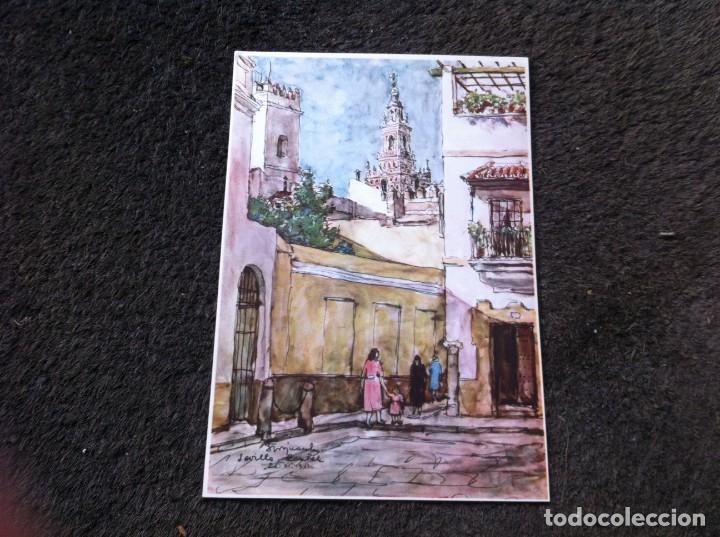 Paper Collecting Others: L&Aacute;MINA (CARTULINA) SEVILLA  23 x 16cm. RINCONES DE ESPA&Ntilde;A, PRODUCTOS ROCHE