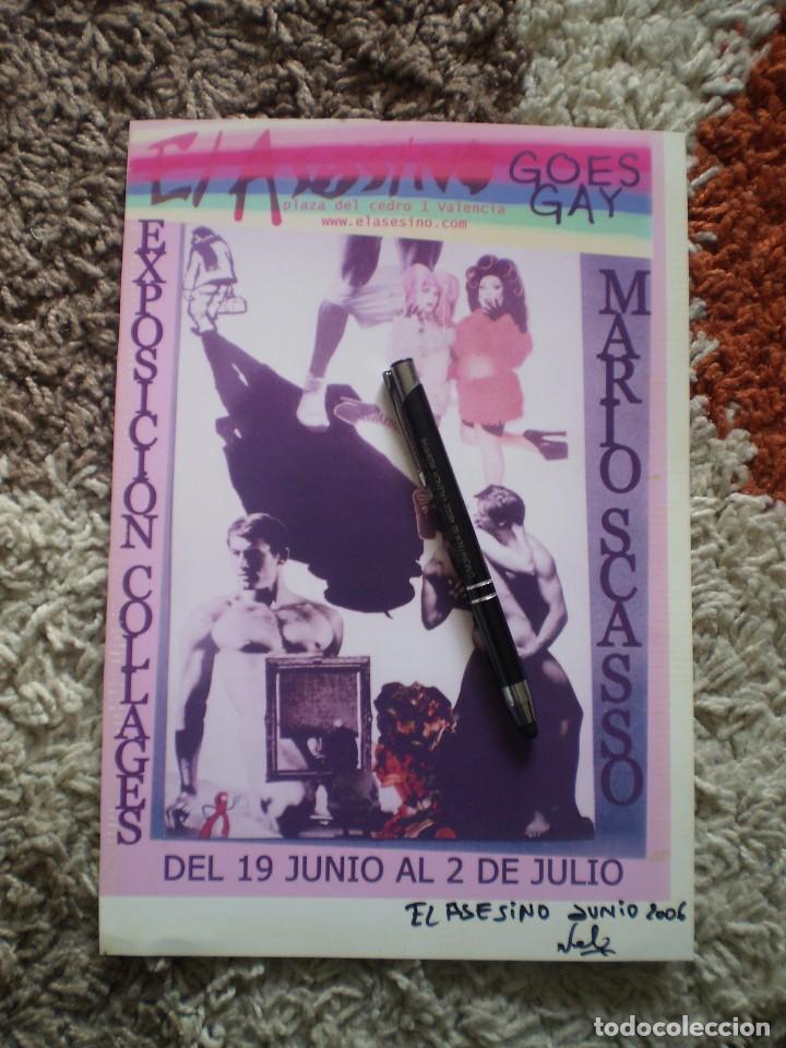 Paper Collecting Others: CARTEL ORIGINAL EXPOSICION COLLAGES GOES GAY. MARIO SCASSO. EL ASESINO A&Ntilde;O 2006. VALENCIA