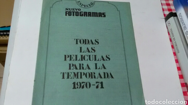 Collectionnisme Papier divers: Todas las pel&iacute;culas para la temporada 1971-72 .Nuevo Fotogramas .