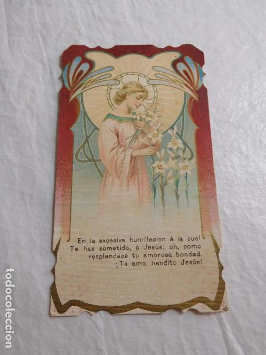 Otros Art&iacute;culos de Coleccionismo en Papel: M69 TARJETA RELIGIOSA RECORDATORIO 1915. ART DECO.