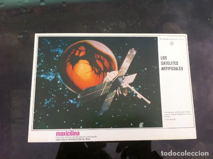 Collectionnisme Papier divers: FICHA PUBLICITARIA. EL HOMBRE SALE DE LA TIERRA. (OBSERVATORIO ORBITAL...DE LA NASA) N&ordm; 16