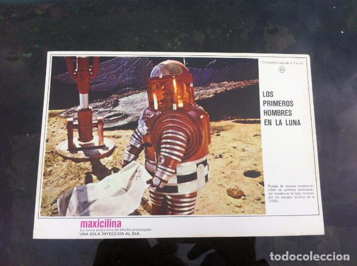 Paper Collecting Others: FICHA PUBLICITARIA. EL HOMBRE SALE DE LA TIERRA. (PRIMEROS HOMBRES EN LA LUNA) N&ordm; 15