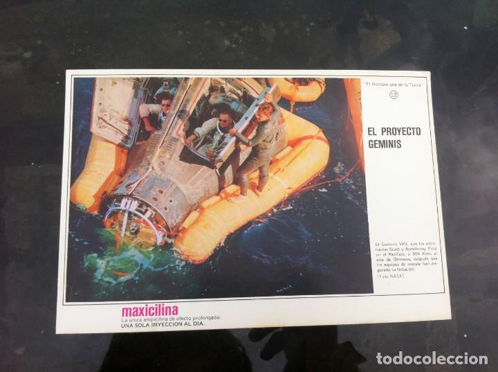 Collectionnisme Papier divers: FICHA PUBLICITARIA. EL HOMBRE SALE DE LA TIERRA. (EL PROYECTO GEMINIS) N&ordm; 12