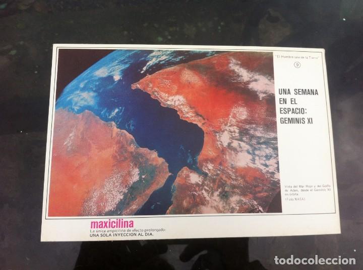 Collectionnisme Papier divers: FICHA PUBLICITARIA. EL HOMBRE SALE DE LA TIERRA. (UNA SEMANA EN EL ESPACIO: GEMINIS XI) N&ordm; 9