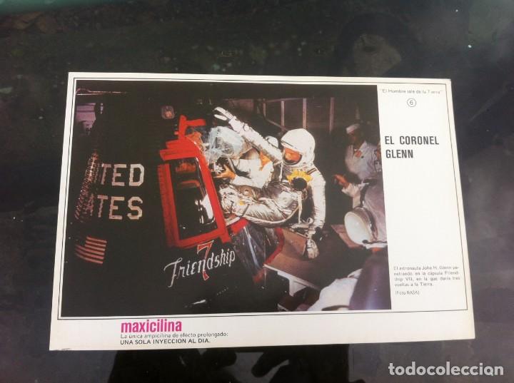 Collectionnisme Papier divers: FICHA PUBLICITARIA. EL HOMBRE SALE DE LA TIERRA. (ASTRONAUTA JOHN H. GLENN) N&ordm; 6