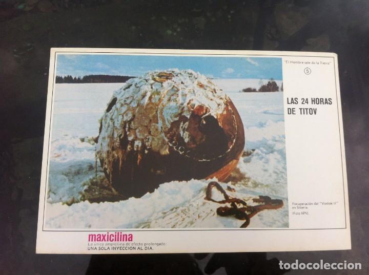 Paper Collecting Others: FICHA PUBLICITARIA. EL HOMBRE SALE DE LA TIERRA. (VOSTOK II EN SIBERIA) N&ordm; 5