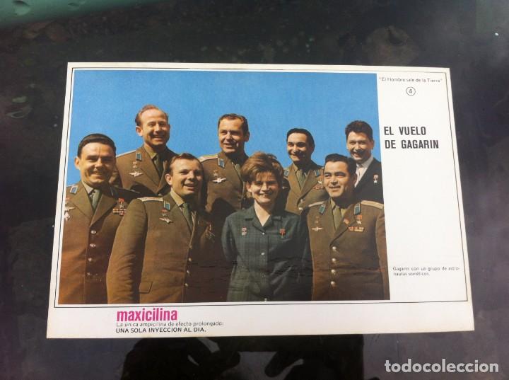 Collectionnisme Papier divers: FICHA PUBLICITARIA. EL HOMBRE SALE DE LA TIERRA. (EL VUELO DE GAGARIN) N&ordm; 4