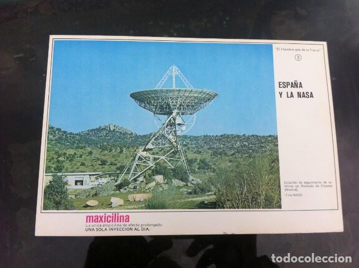 Collectionnisme Papier divers: FICHA PUBLICITARIA. EL HOMBRE SALE DE LA TIERRA. (ESPA&Ntilde;A Y LA NASA) N&ordm; 3