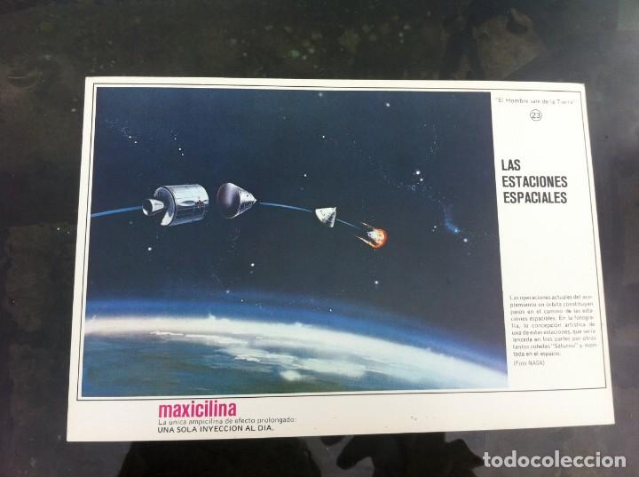 Paper Collecting Others: FICHA PUBLICITARIA. EL HOMBRE SALE DE LA TIERRA. (LAS ESTACIONES ESPACIALES) N&ordm; 23