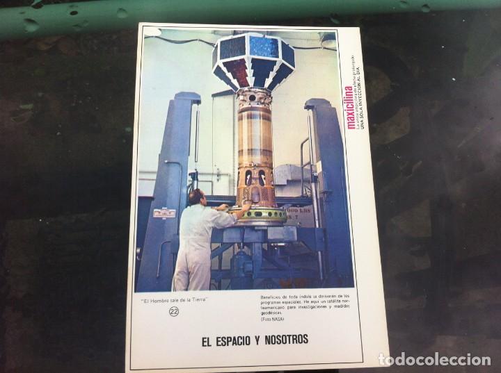 Collectionnisme Papier divers: FICHA PUBLICITARIA. EL HOMBRE SALE DE LA TIERRA. (EL ESPACIO Y NOSOTROS) N&ordm; 22