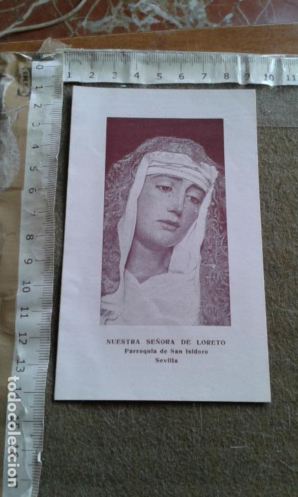 Otros Art&iacute;culos de Coleccionismo en Papel: SEMANA SANTA SEVILLA - ESTAMPA DE NTRA SRA DE LORETO - HDAD DE SAN ISIDORO