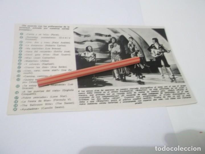 Otros Art&iacute;culos de Coleccionismo en Papel: RECORTE PUBLICIDAD A&Ntilde;OS 70/80 - CONJUNTO ABBA