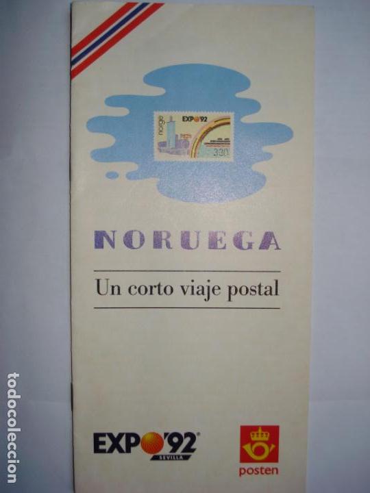 Otros art&iacute;culos de coleccionismo en papel: FOLLETO NORUEGA, EXPO 92 SEVILLA