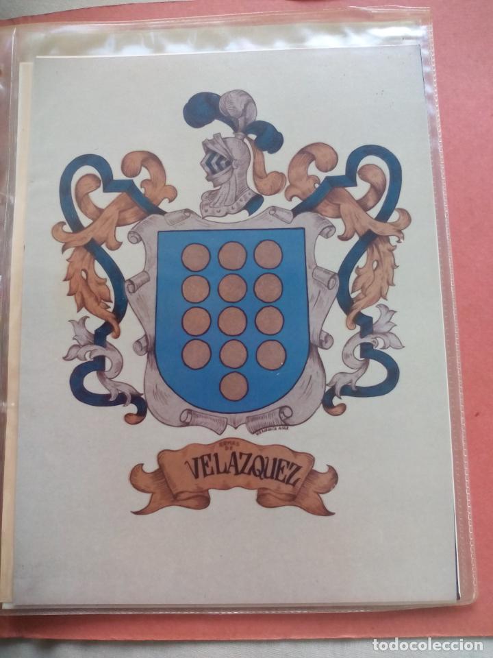 Otros art&iacute;culos de coleccionismo en papel: ESCUDO DE ARMAS. APELLIDO DEL VELAZQUEZ. BLASON ESPA&Ntilde;OL, ESCUDO HERALDICA.. L&Aacute;MINA