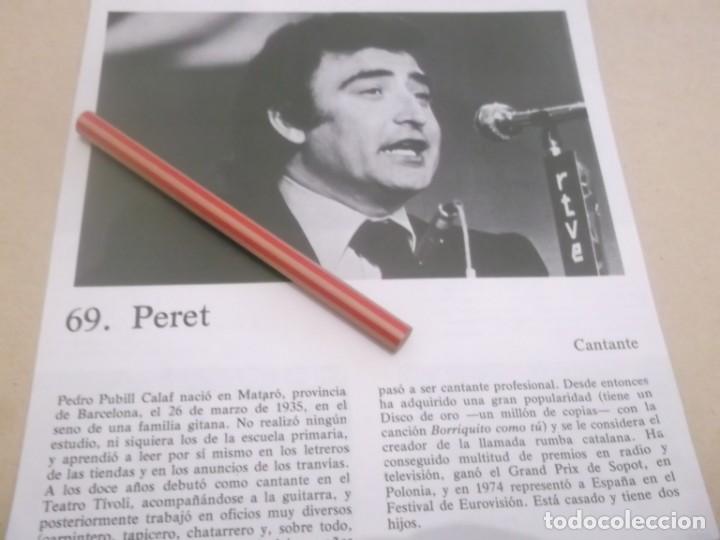 Otros Art&iacute;culos de Coleccionismo en Papel: RECORTE A&Ntilde;OS 70 - EL CANTANTE  ESPA&Ntilde;OL DE LA RUMBA CATALANA PERET