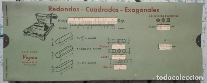 Sammelleidenschaft Andere Papierartikel: Reglilla n&ordm; 6: C&aacute;lculo de secciones. Ediciones Vagma. 1959