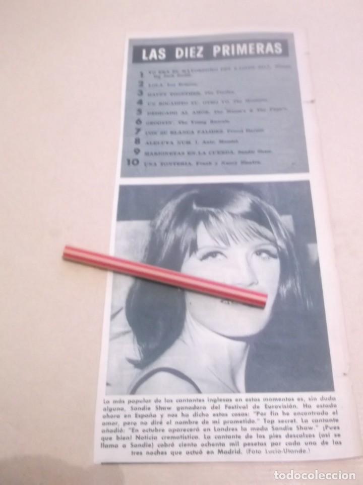 Otros Art&iacute;culos de Coleccionismo en Papel: RECORTE A&Ntilde;OS 60 - LA CANTANTE SANDIE SHAW GANADORA DEL FESTIVAL EUROVISION, MARIONETAS EN LA CUERDA