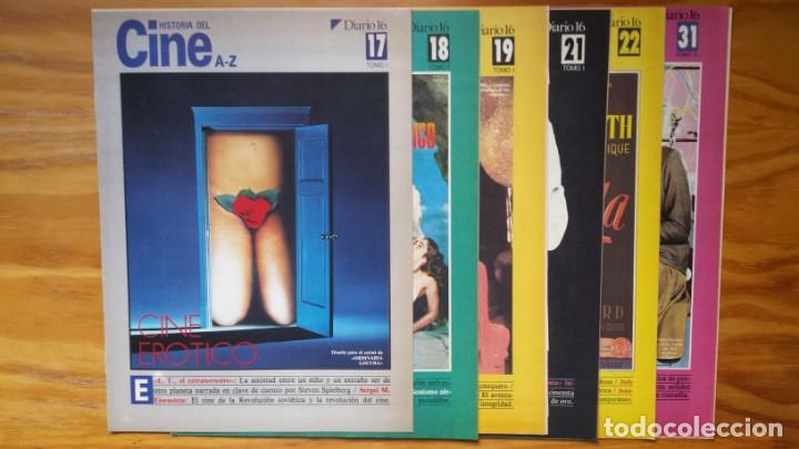 Otros art&iacute;culos de coleccionismo en papel: Lote de 6 fasc&iacute;culos del coleccionable Historia del Cine A-Z, de Diario 16