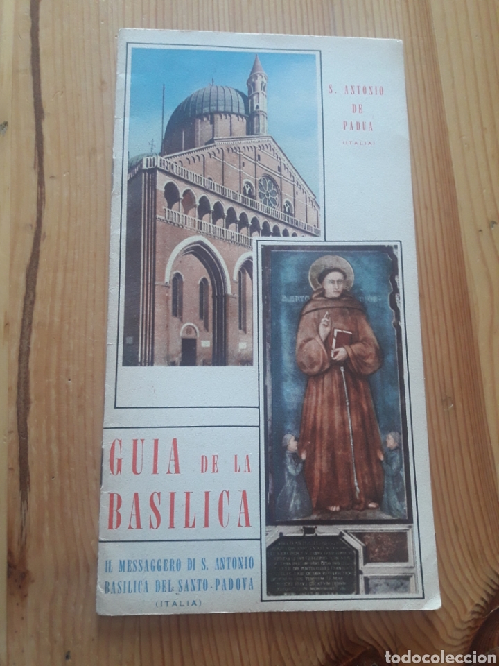 Otros Art&iacute;culos de Coleccionismo en Papel: Guia de la basilica San Antonio de Padua Milano Italia