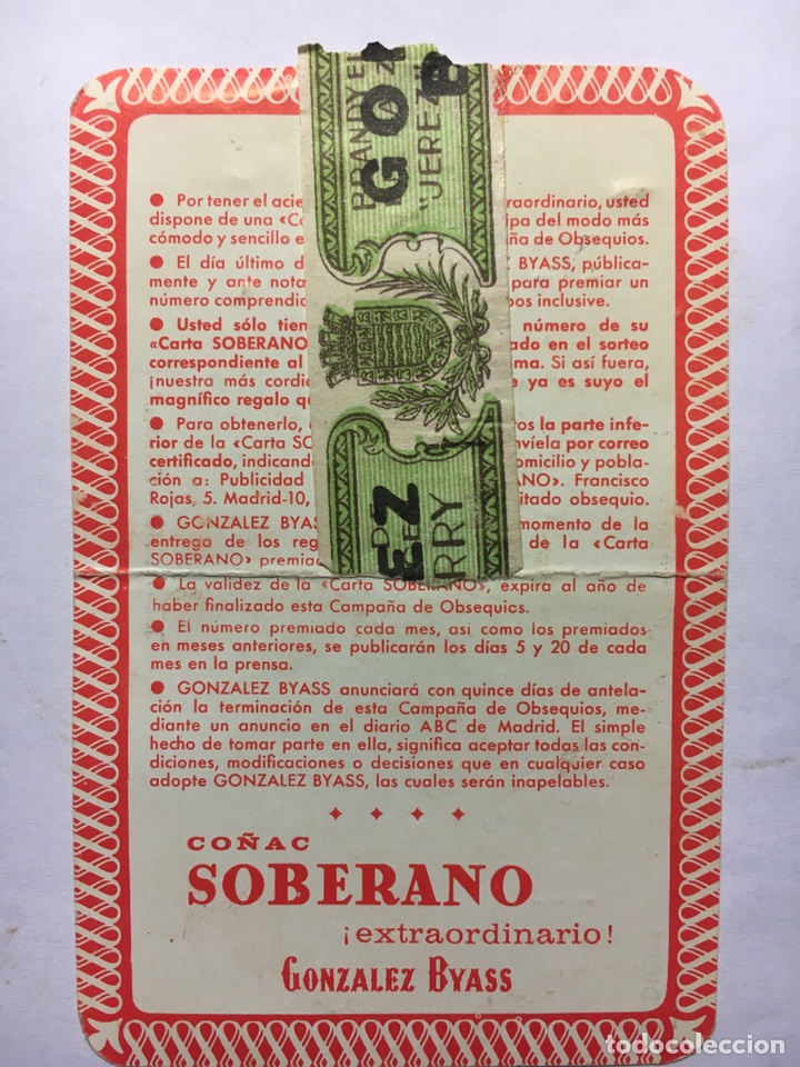Otros art&iacute;culos de coleccionismo en papel: CARTA SORTEO SOBERANO - Foto 2