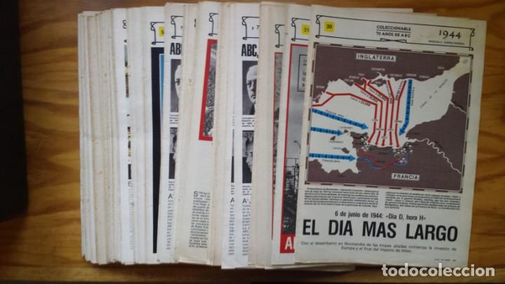 Otros art&iacute;culos de coleccionismo en papel: LOTE DE UNOS 100 FASC&Iacute;CULOS DEL COLECCIONABLE 70 A&Ntilde;OS DE ABC