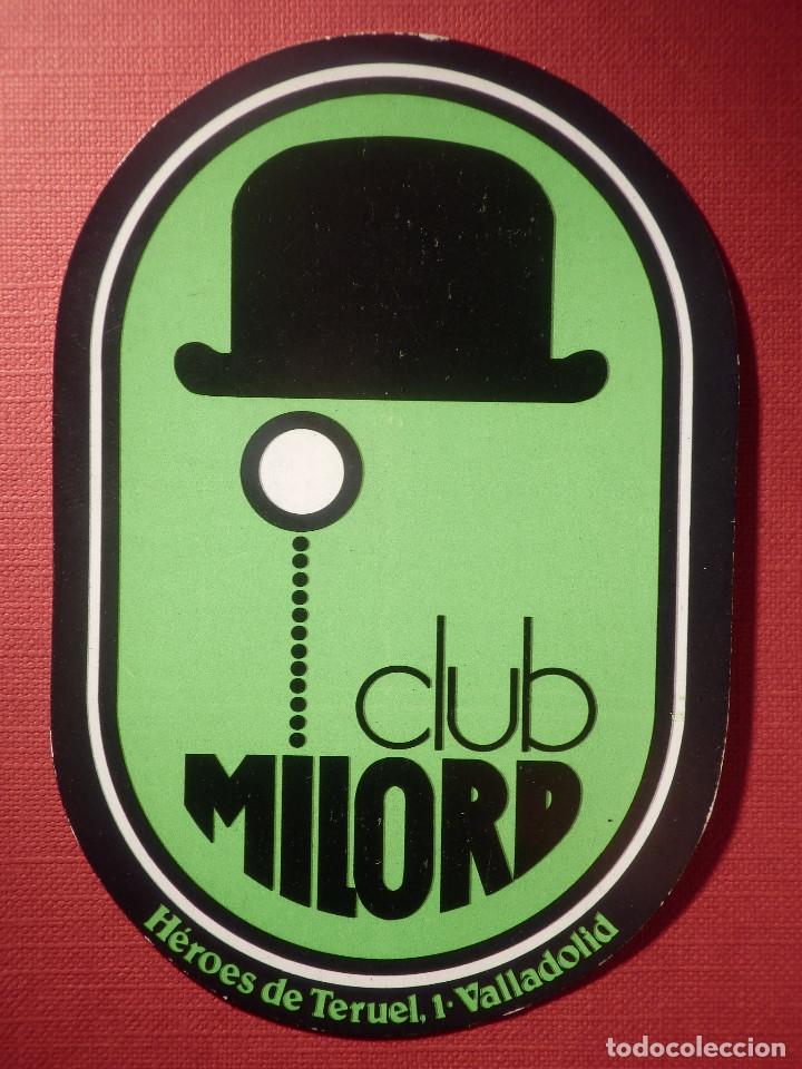 Outros artigos de papel: POSAVASOS - BARES PUBS Y DISCOTECAS - Club Milord - Heroes de Teruel, 1 - Valladolid