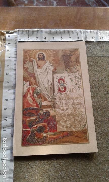 Otros Art&iacute;culos de Coleccionismo en Papel: ESTAMPA SIGLO XIX COLOREADA - JESUCRISTO Y ARCANGEL