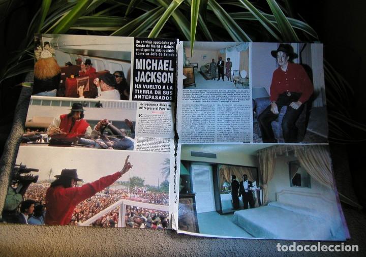 Otros Art&iacute;culos de Coleccionismo en Papel: RECORTE REVISTA MICHAEL JACKSON VIAJE A TIERRA DE ANTEPASADOS A&Ntilde;O 1992 RECIBE T&Iacute;TULO REY TRIBU AGNY