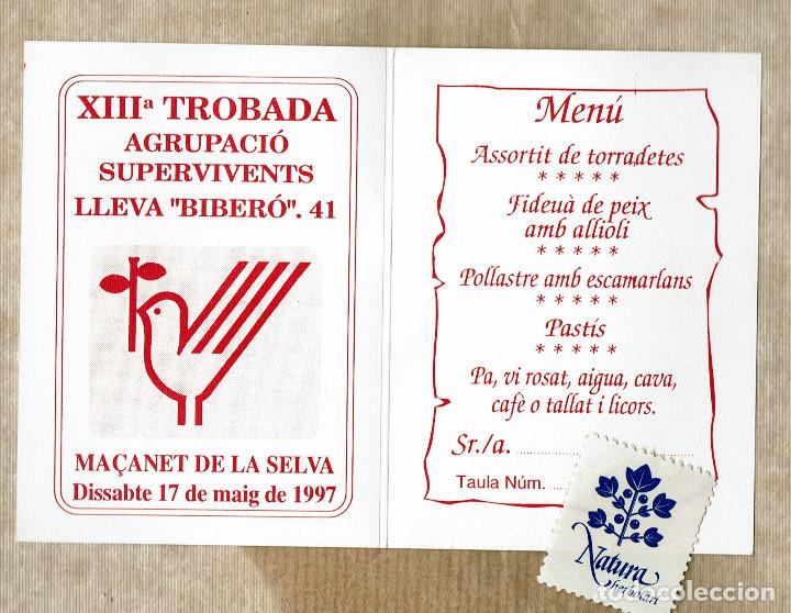 Otros art&iacute;culos de coleccionismo en papel: XIII Trobada agrupaci&oacute; supervivents Lleva Biber&oacute; 41 - Ma&ccedil;anet de La Selva 1997