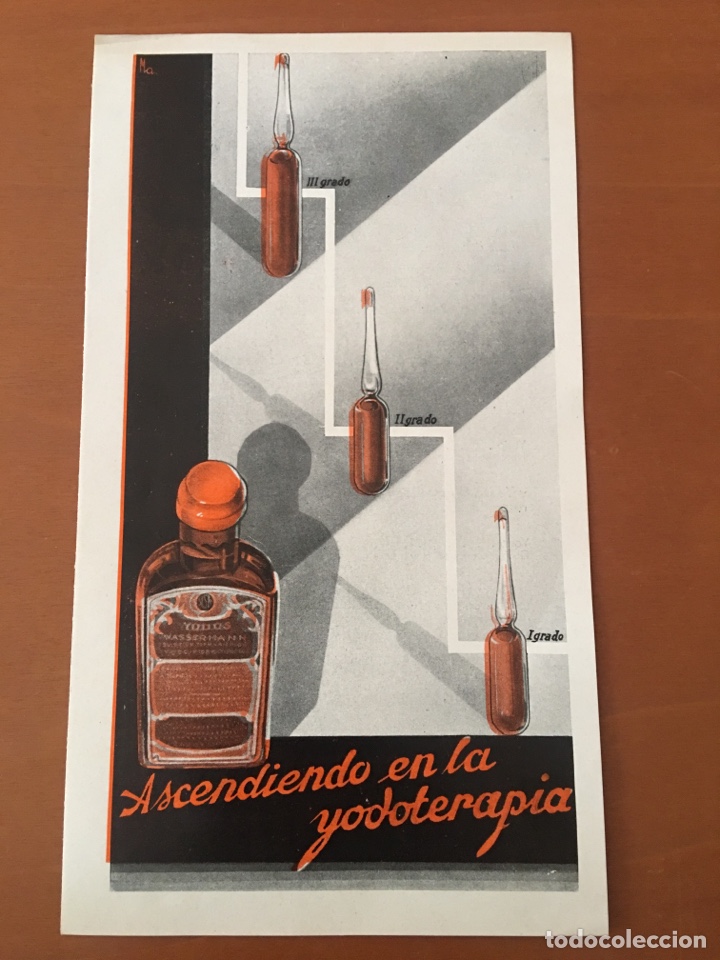 Otros art&iacute;culos de coleccionismo en papel: FOLLETO DIPTICO YODO YODOTERAPIA FARMACIA WASSERMANN