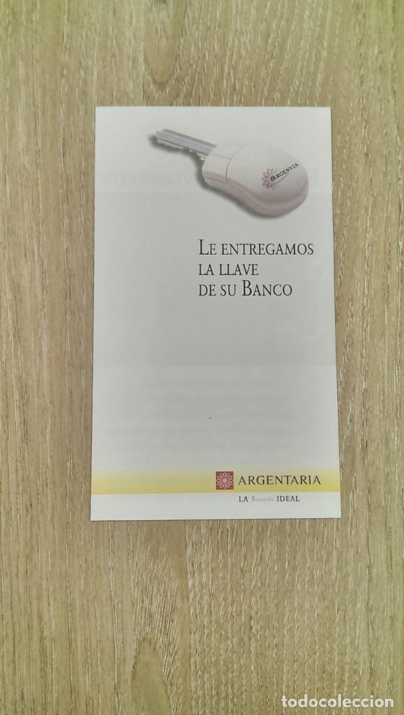 Sammelleidenschaft Andere Papierartikel: FOLLETO PUBLICITARIO ARGENTARIA &laquo;LE ENTREGAMOS LA LLAVE DE SU BANCO&raquo; (D&Iacute;PTICO)