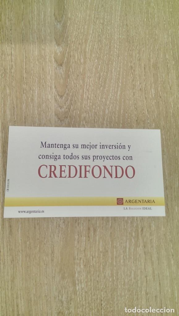 Collectionnisme Papier divers: FOLLETO PUBLICITARIO ARGENTARIA &laquo;CREDIFONDO&raquo;
