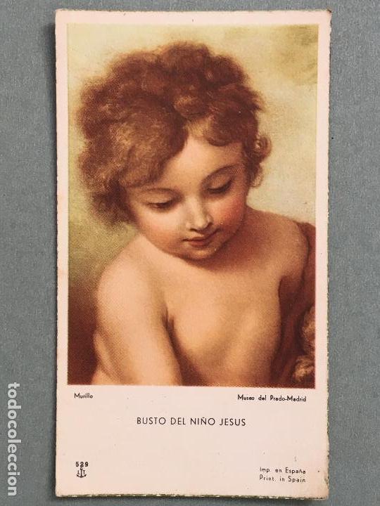 Otros Art&iacute;culos de Coleccionismo en Papel: ANTIGUA ESTAMPA - BUSTO DEL NI&Ntilde;O JESUS, MURILLO, MUSEO DEL PRADO - MADRID