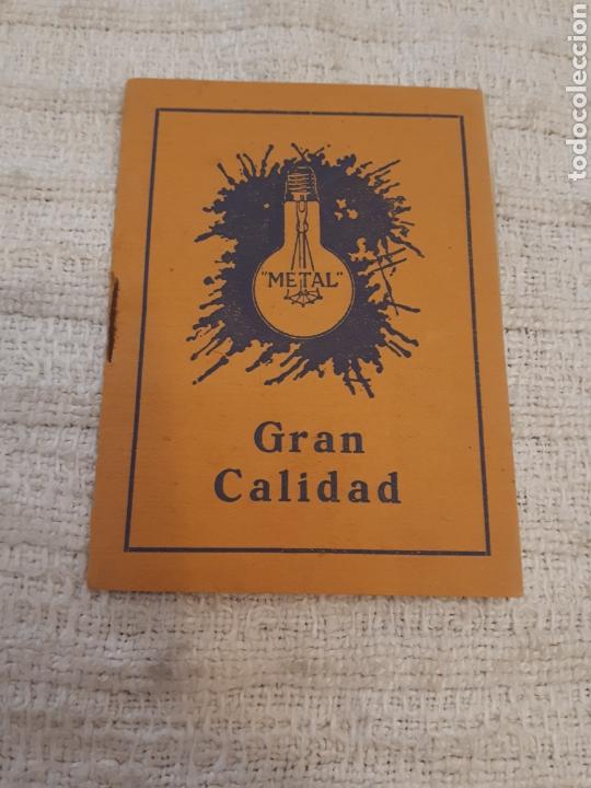 Otros Art&iacute;culos de Coleccionismo en Papel: Peque&ntilde;a libreta cuadriculada publicidad Metal gran calidad